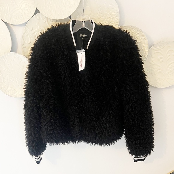 Jessica Simpson Jackets & Blazers - Small NWT Jessica Simpson Fuzzy Soft Jacket